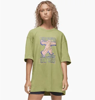 Футболка женская Nike Oversized Short Sleeve Tee Heritage Olive FD7208-340