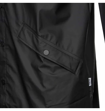 Парка чоловіча Rains Long Jacket Black 12020-01