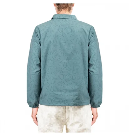 Рубашка унисекс Dime Allover Coach Jacket Turquoise DIMES7000DKGR