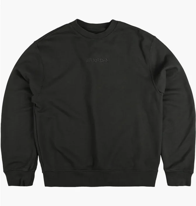 Свитшот мужской Nike Wordmark Fleece Crewneck Black FZ3950-045