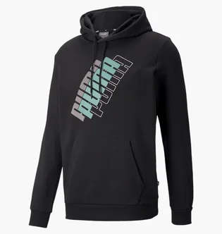 Худи мужское Puma Power Logo Hoodie Black 847378-51