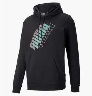 Худи мужское Puma Power Logo Hoodie Black 847378-51