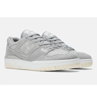 Кроссовки мужские New Balance Hairy Suede Grey BB550PHD