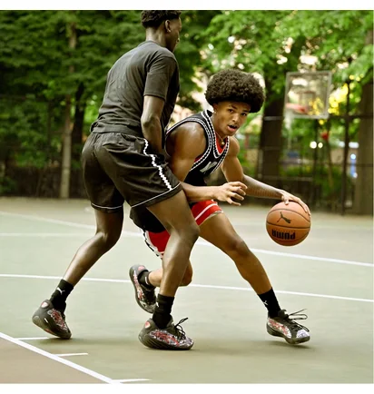 Кросівки чоловічі Puma All-Pro Nitro™ Media Day Basketball Shoes Black/Blue 310395-01