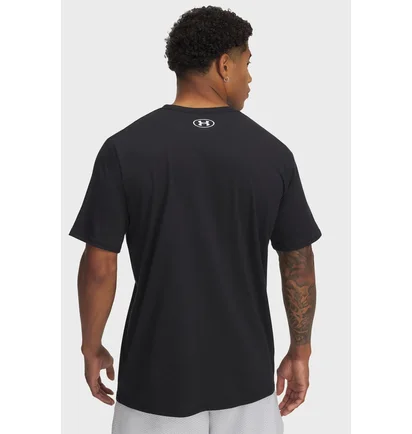 Футболка мужская Under Armour Camo Chest Stripe Ss Black 1376830-002