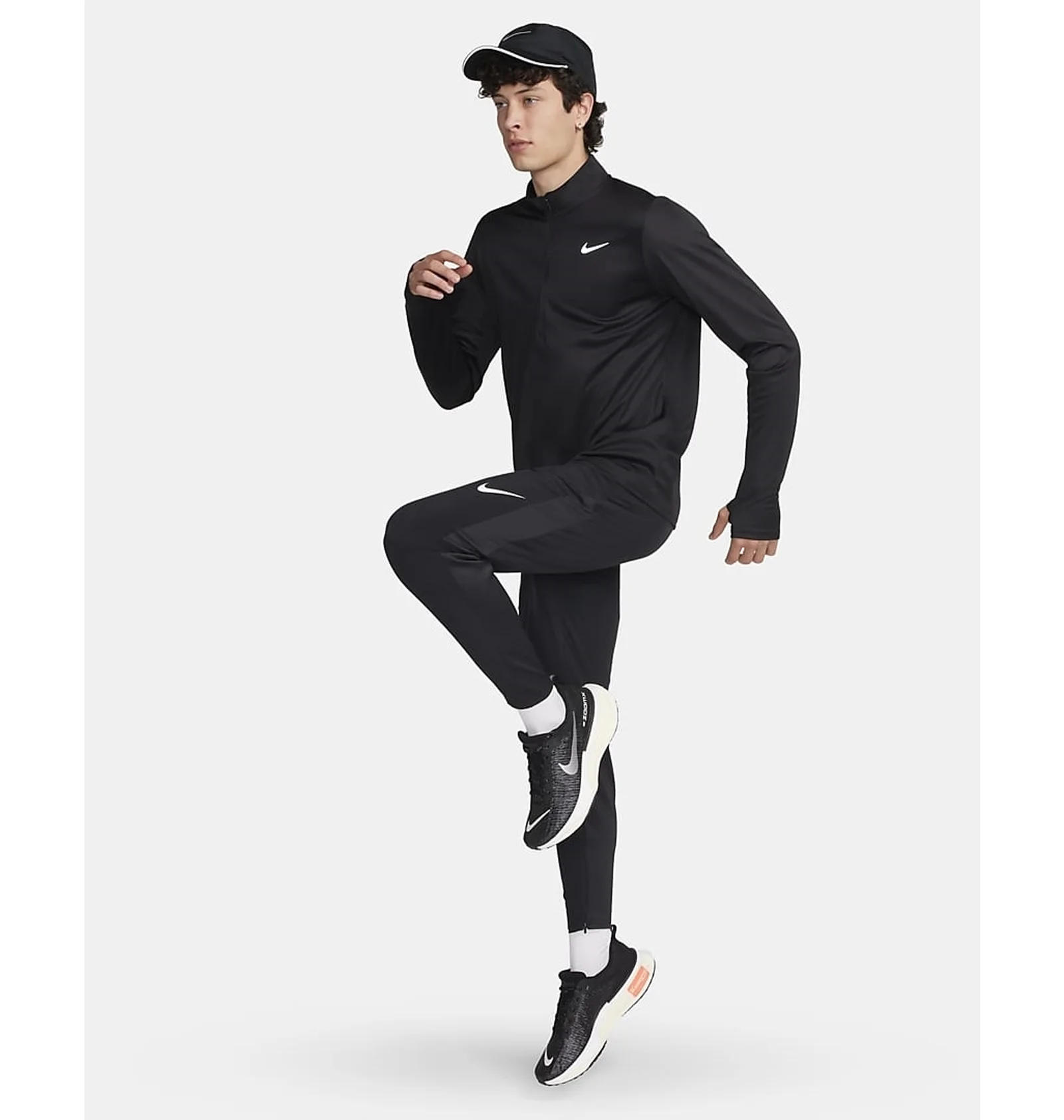 ᐉ Лонгслів чоловічий Nike 1/2 Dri-Fit Pacer Black FQ2494-010