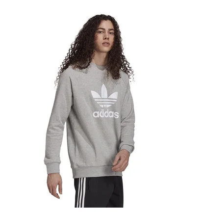 Свитшот мужской Adidas Adicolor Classics Trefoil Crewneck Grey H06650