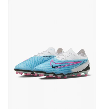 Бутсы унисекс Nike Gripknit Phantom Gx Elite Fg Light Blue/White Dc9968-446