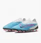 Бутсы унисекс Nike Gripknit Phantom Gx Elite Fg Light Blue/White Dc9968-446