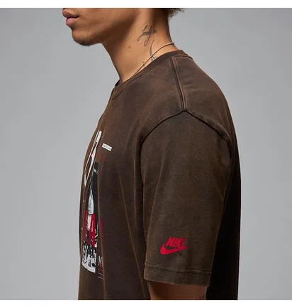 Футболка чоловіча Air Jordan M J Reissue Gx Ss Crew Brown HJ2356-010
