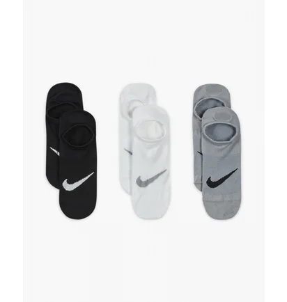 Шкарпетки жіночі Nike Everyday Plus Ltwt Footie Multi (3 пари) Sx5277-927