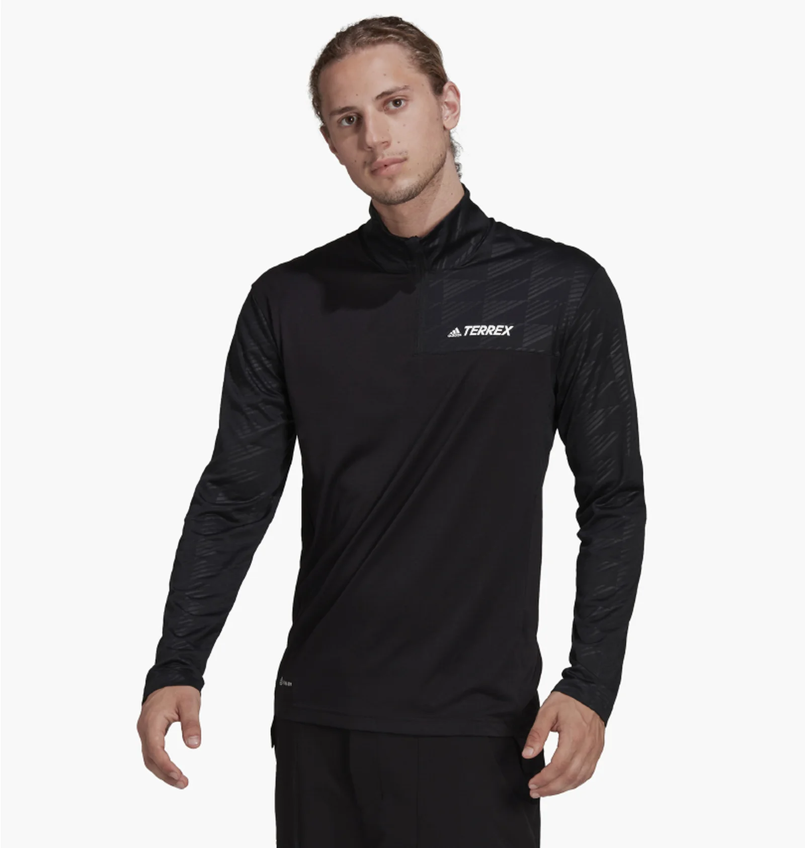 ᐉ Лонгслив мужской Adidas Terrex Multi Half-Zip Tee Black H53391