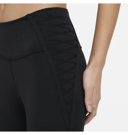 Штаны женские Nike One Luxe Womens 7/8 Tights Black CZ9932-010