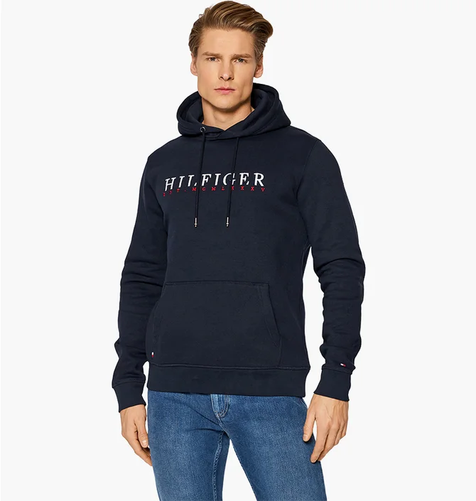 Худі чоловіче Tommy Hilfiger Corp Graphic Blue MW0MW22204