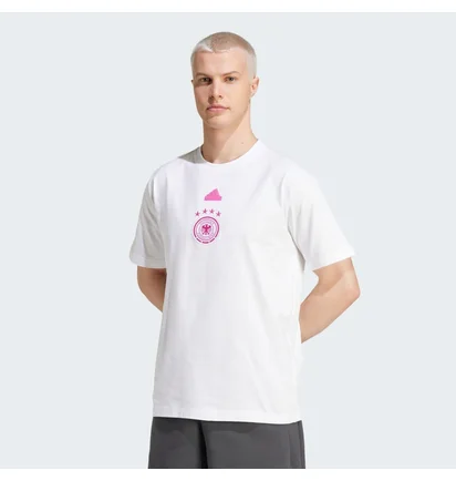 Футболка мужская Adidas Germany Travel T-Shirt White IU2098