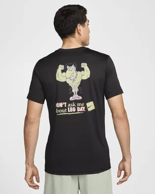Футболка мужская Nike Dri-Fit Fitness T-Shirt Black FZ8044-010