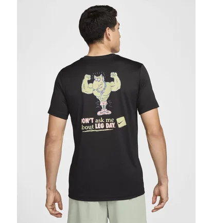 Футболка чоловіча Nike Dri-Fit Fitness T-Shirt Black FZ8044-010