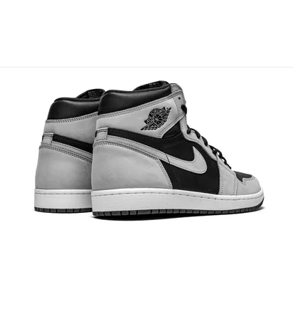 Кроссовки мужские Air Jordan 1 High Og Black/Grey 555088-035