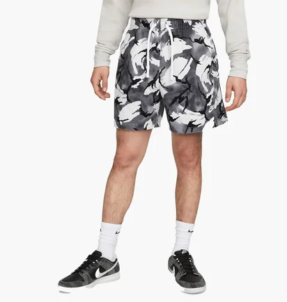 Шорты мужские Nike Club Fleece MenS Woven Flow Shorts Grey DX0737-065