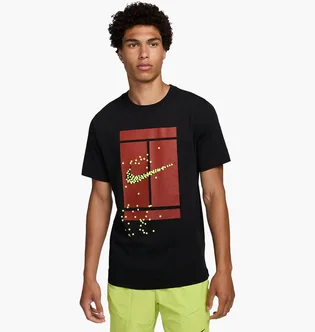 Футболка мужская Nike Court Heritage Black FZ8107-010