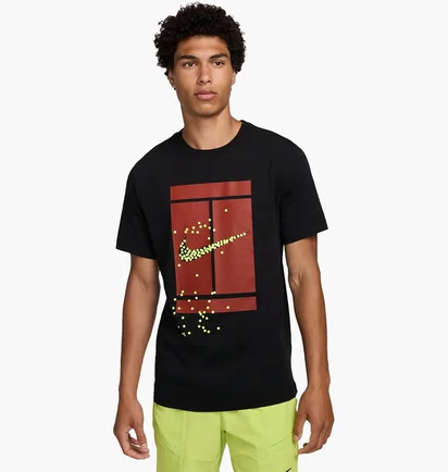 Футболка мужская Nike Court Heritage Black FZ8107-010