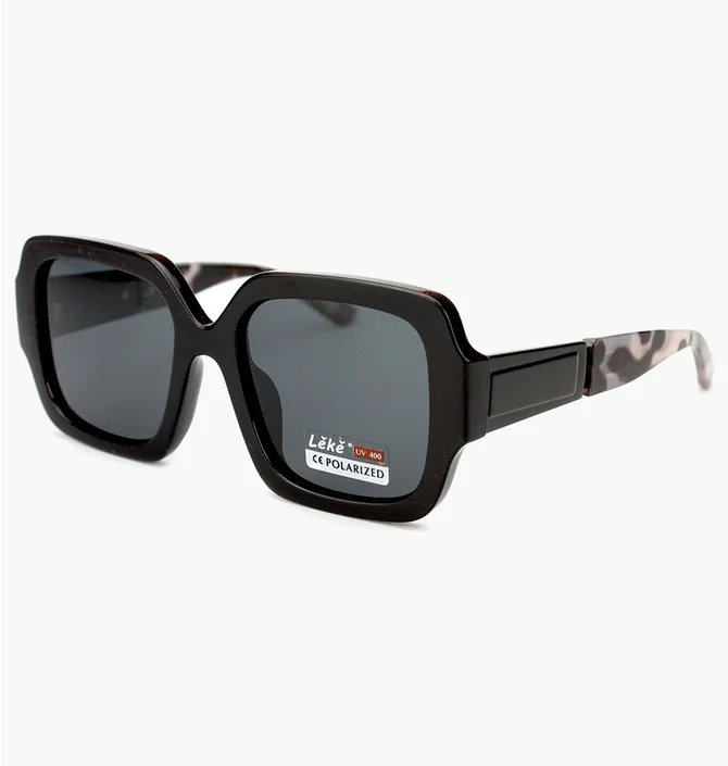 Солнцезащитные очки женские Leke Black/Grey 2205-C1