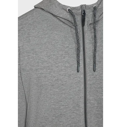 Толстовка мужская CMP Jacket Fix Hood Grey 32D8077M-19UL