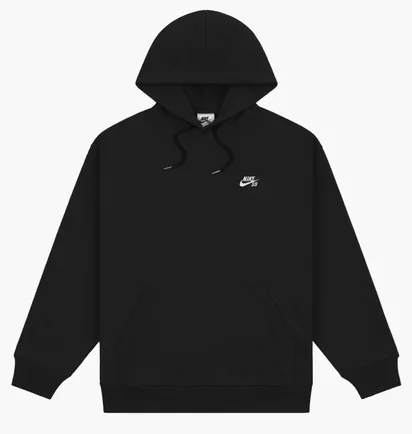 Худи унисекс Nike Sb U Flc Po Hd Essntl Logo Black FV7351-010