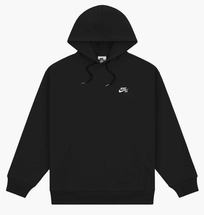 Худи унисекс Nike Sb U Flc Po Hd Essntl Logo Black FV7351-010