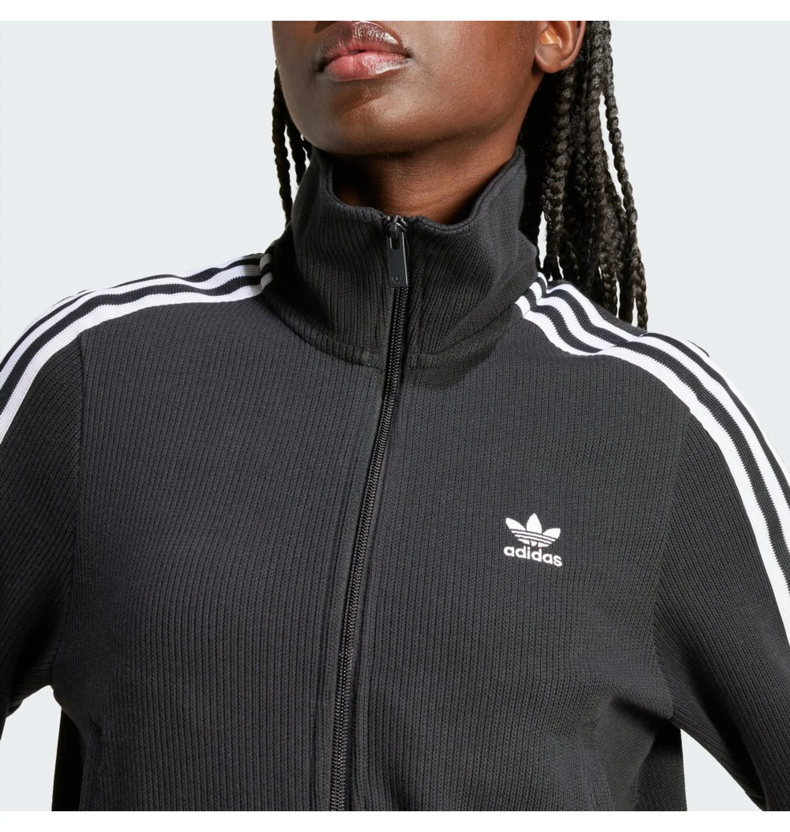 ᐉ Олімпійка жіноча Adidas Knit Top Black IY7278 - придбати в