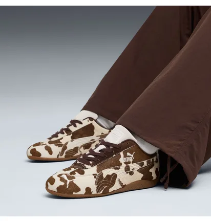 Кроссовки женские Puma Speedcat Cow Beige/Brown 406141-01