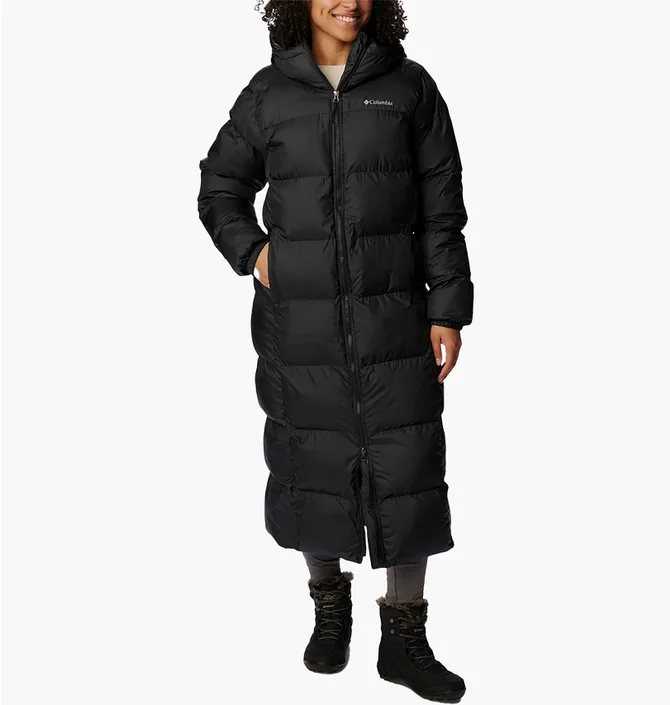 Пальто женское Columbia Puffect Long Jacket Black WL4214-010