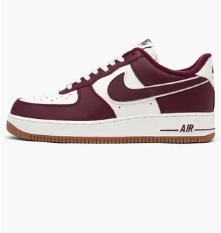 Кросівки чоловічі Nike Air Force 1 07 Lv8 Se Varsity Casual Shoes Bordo/White Dq7659-102