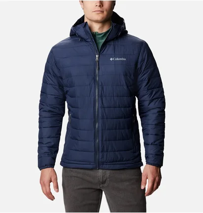 Куртка чоловіча Columbia Powder Lite™ Hooded Insulated Jacket Blue 1693931-465