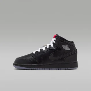 Кроссовки детские Air Jordan 1 Mid Bg Black HV5180-010