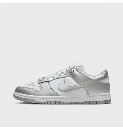 Кроссовки женские Nike Dunk Low Metallic/White FV1311-100