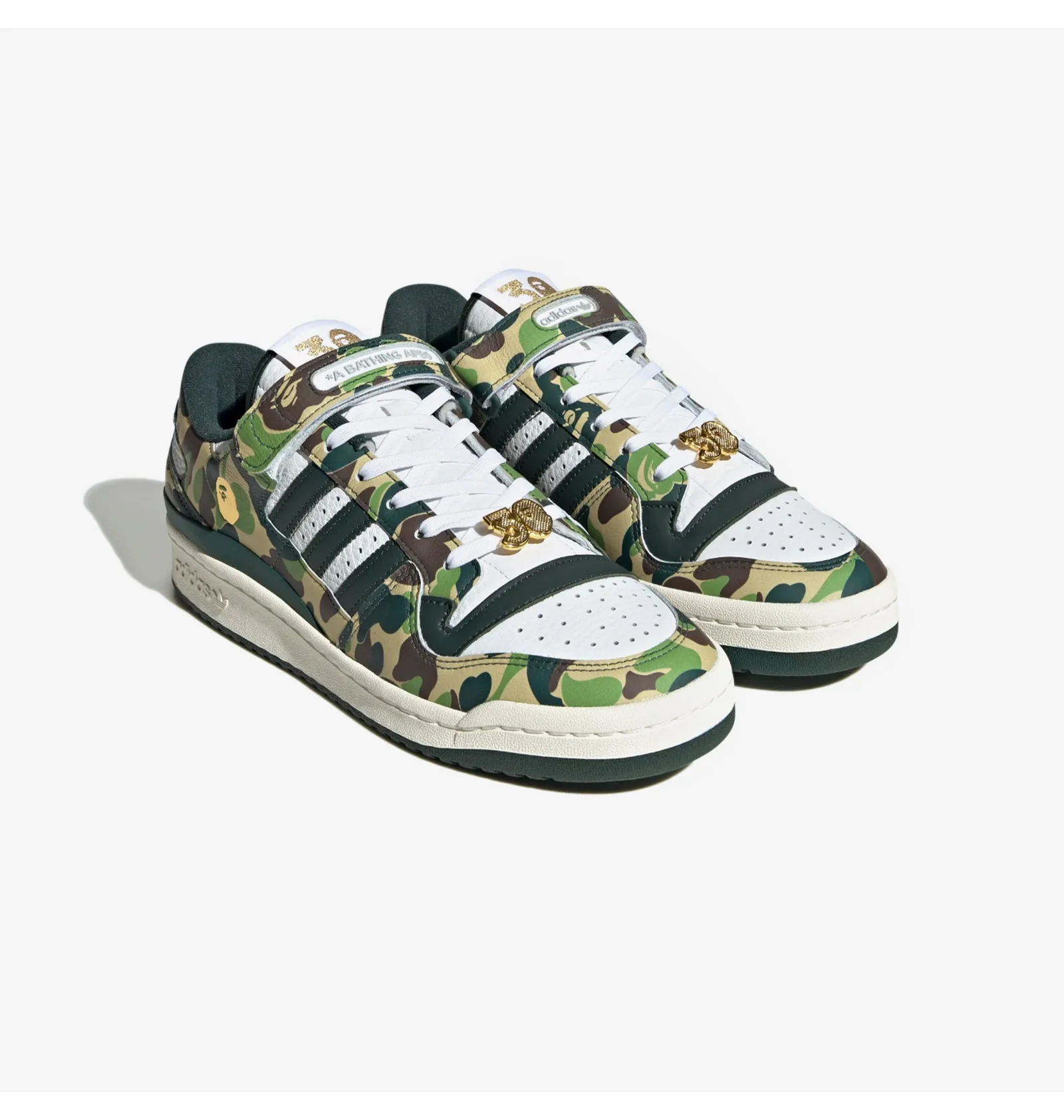 ᐉ Кросівки чоловічі Adidas Forum 84 Bape Low Camo/Green ID4771
