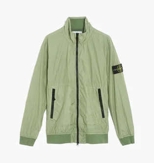 Ветровка мужская Stone Island Logo Patch Waterproof Windbreaker Green 781542822-V0055