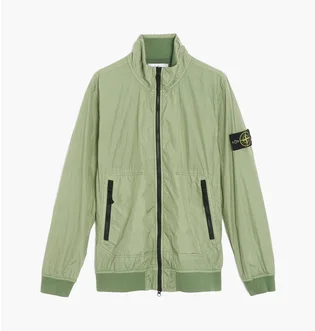 Ветровка мужская Stone Island Logo Patch Waterproof Windbreaker Green 781542822-V0055