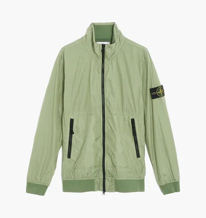Ветровка мужская Stone Island Logo Patch Waterproof Windbreaker Green 781542822-V0055