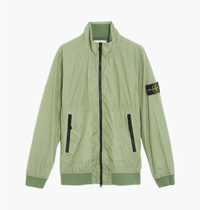 Ветровка мужская Stone Island Logo Patch Waterproof Windbreaker Green 781542822-V0055