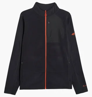 Кофта чоловіча 4F Polartec Regular With Stand-Up Collar Black 4FWAW25TFLEM333-020S