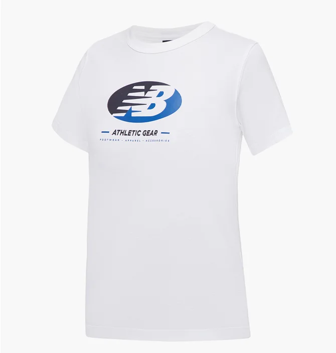 Футболка детская New Balance Essentials Reimagined Graphic White YT31517WT