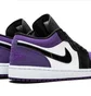 Кросівки чоловічі Air Jordan 1 Low Black/Violet 553558-125