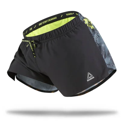 Шорты женские Reebok One Series Running Printed Board Short Black S97544