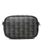 Сумка унисекс Lacoste Reporter Bag Black/Grey NH3650LX.H45