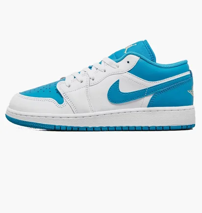 Кросівки дитячі Air Jordan Air 1 Low Junior White/Light Blue 553560-174