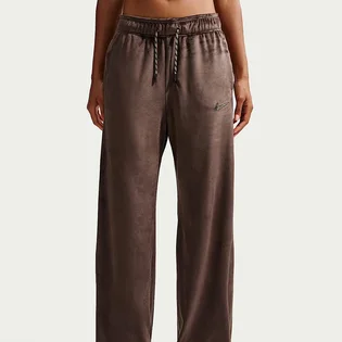 Штаны женские Nike Sportswear High-Waisted Wide-Leg Brown IQ0681-237