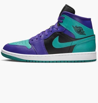 Кроссовки женские Air Jordan W 1 Mid Violet/Turquoise BQ6472-502