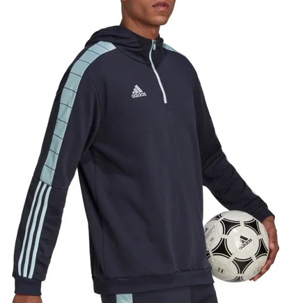 Худи мужское Adidas Hooded Sweatshirt Sportswear Tiro Black HC1302